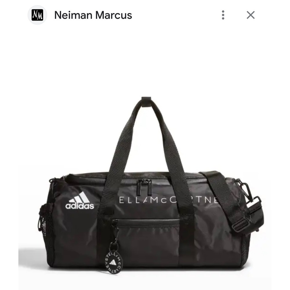 adidas by Stella McCartney Studio Duffel Bag Black Gym Travel Weekender Tote